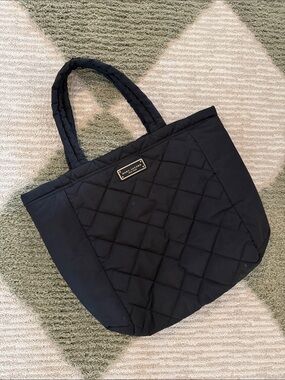 Marc Jacobs Black Quilted Nylon Tote